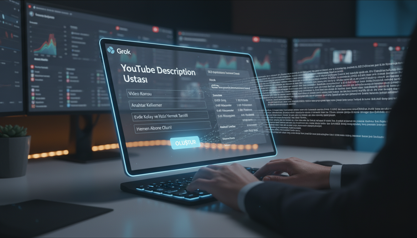 YouTube Description Ustası Prompt Görseli