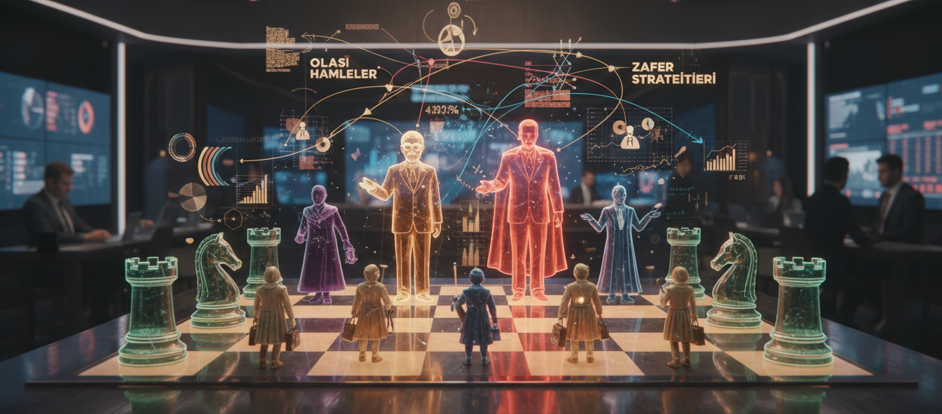 Gündem Krizi Satranç Ustası Prompt Görseli