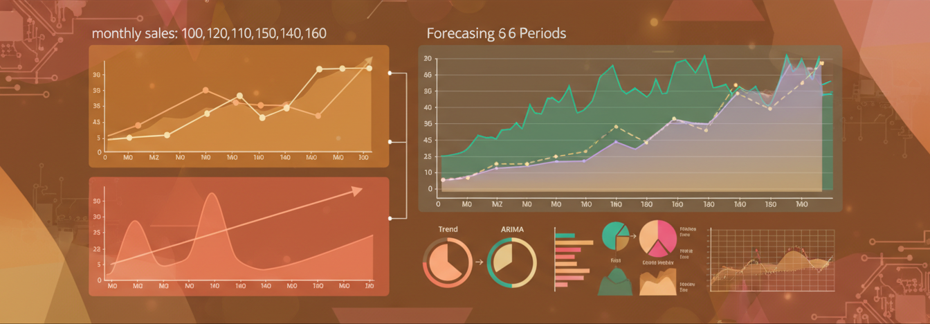 Zaman Serisi Trend Keşifçi Prompt Görseli