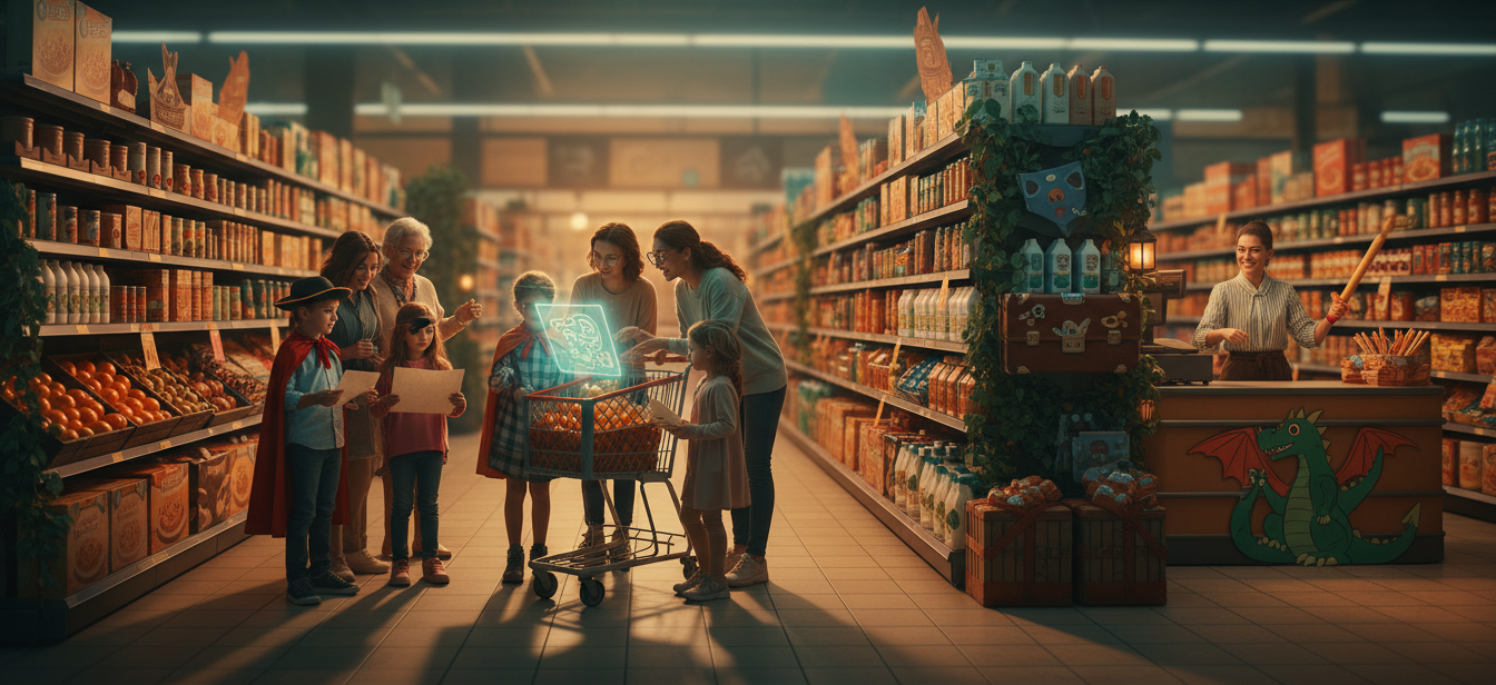 Alışveriş Listesi Hazine Avı Üreticisi Prompt Görseli