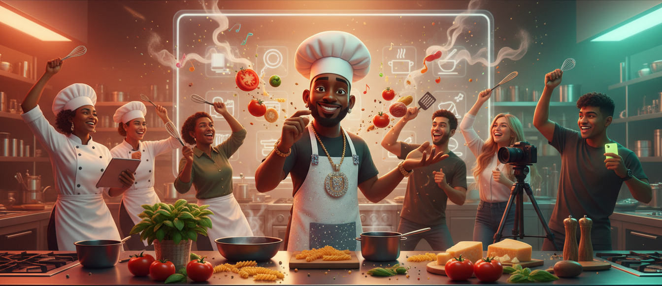 Tarifini Rap Şarkısına Dönüştür Prompt Görseli