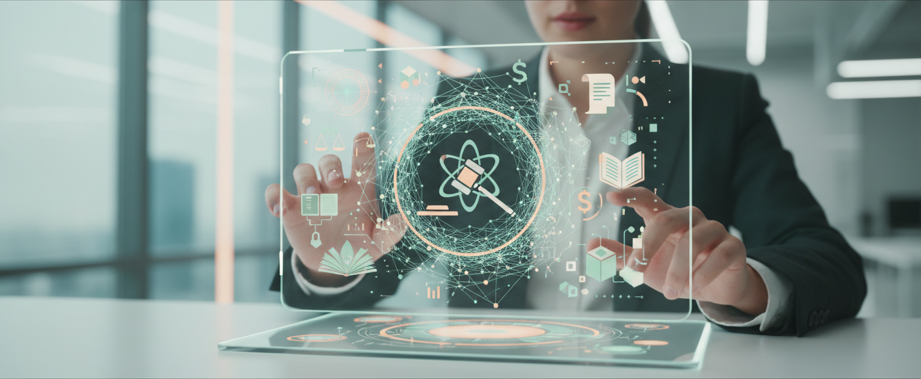 Mevzuat Karmaşasını Kuantum Hızda Sadeleştir Prompt Görseli