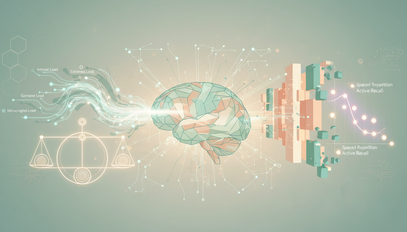 Bilişsel Yük Teorisi ile Öğrenme Mimarinizi Yeniden Tasarlayın Prompt Görseli