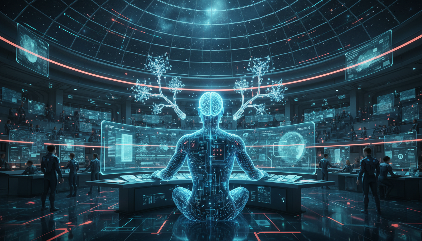 Veri Evreninde Işık Hızında Bilimsel Öngörüler Prompt Görseli