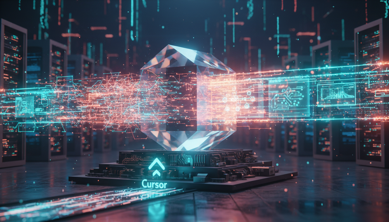 Kod Akışını Işık Prizmasıyla Verimli Kılan Generator Prompt Görseli