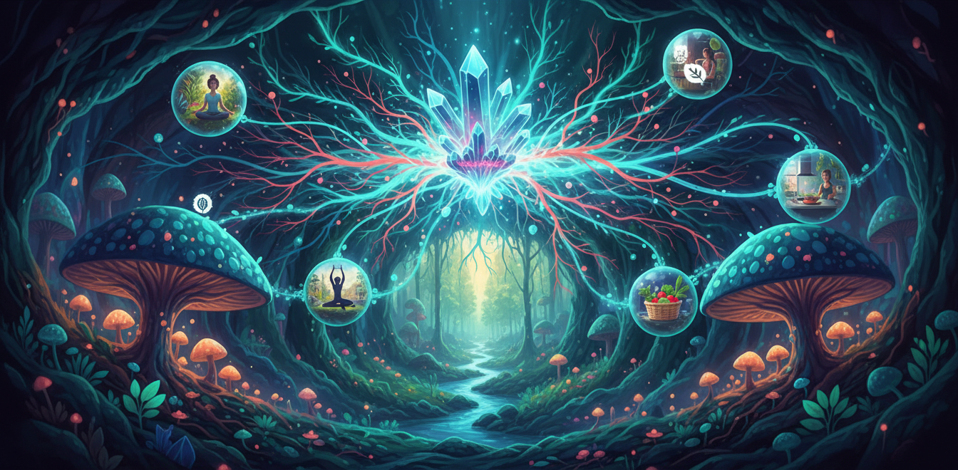 Sürdürülebilir Yaşamı Epik Ekosistem Hikayesine Çevirme Prompt Görseli