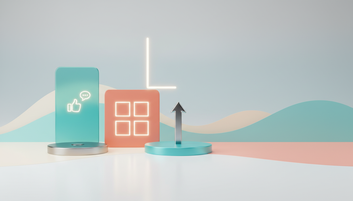 Sosyal Medya İçerik Minimalizmi Oluşturma Prompt Görseli