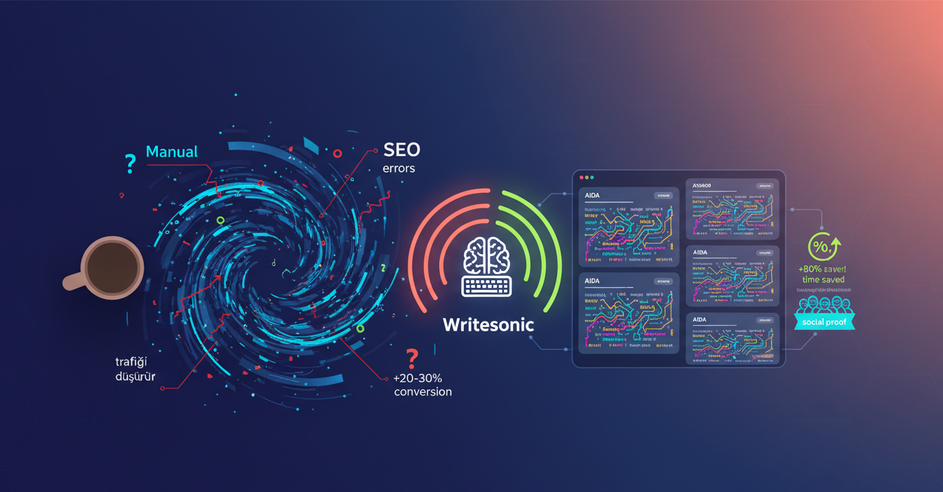 Writesonic SEO Uyumlu ETicaret Ürün Açıklaması Üretimi Prompt Görseli