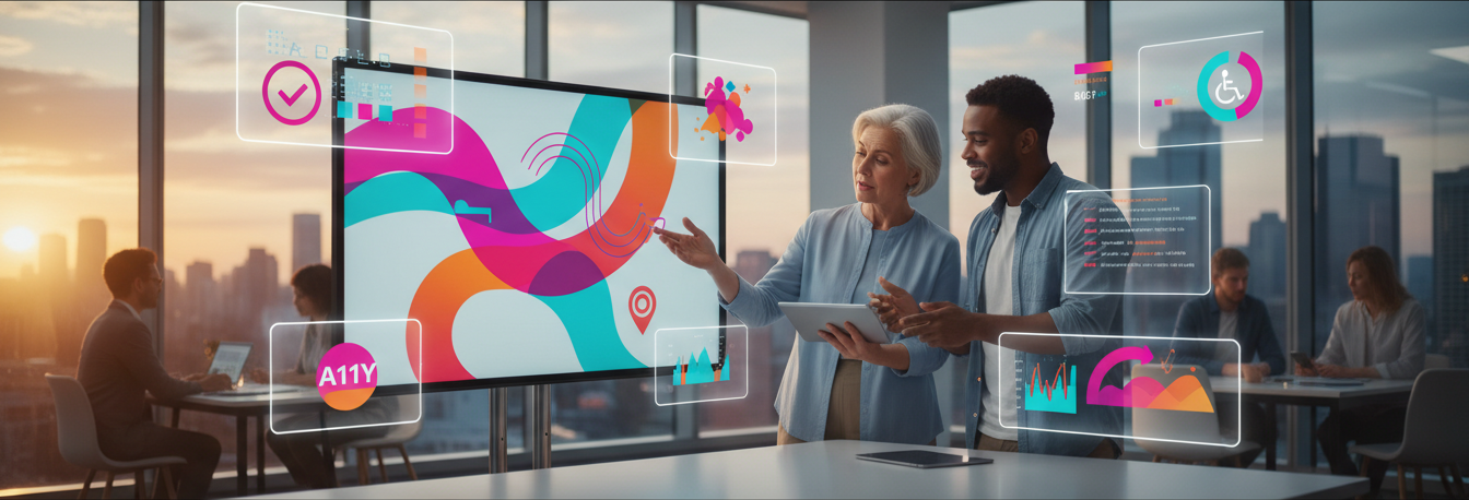 WCAG 22 Erişilebilirlik Standartları Uygulama Rehberi Prompt Görseli