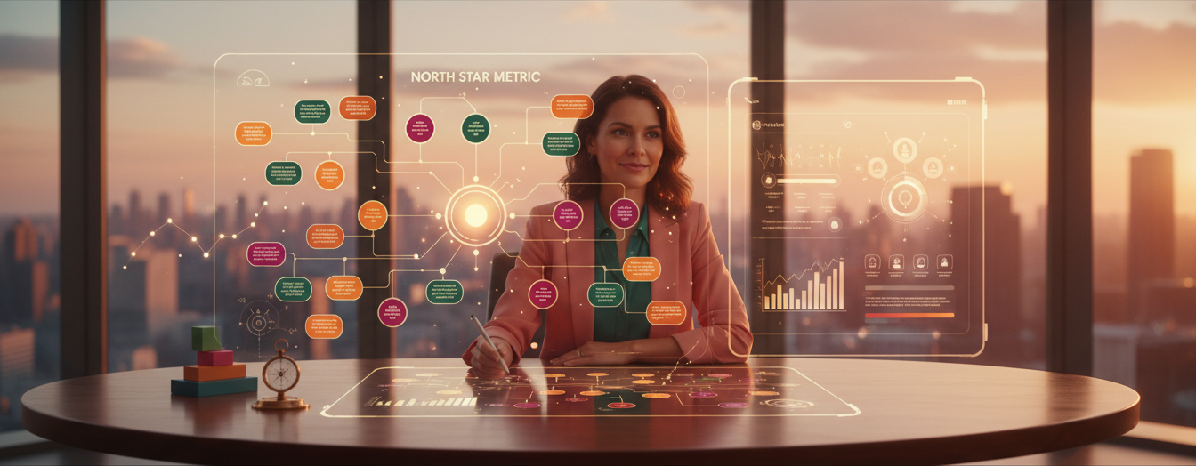 North Star Metric Bulamıyor musun 5 Adımla Çöz Prompt Görseli