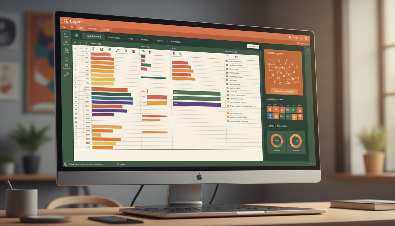 Alışkanlık Zincirleme Uygulaması Excel Copilot ile Optimize Et Prompt Görseli