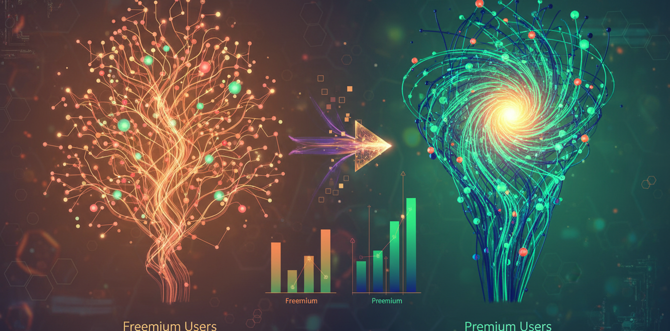 Freemium vs Premium Kullanıcı Davranışları Karşılaştırması Prompt Görseli