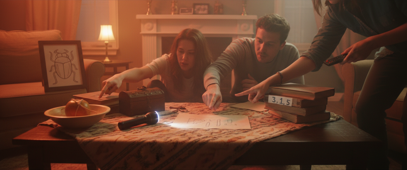 Ev Escape Room Macerasını Anında Kur! Prompt Görseli