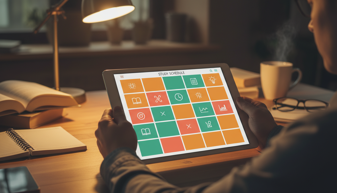 Sınav İçin Kişisel Çalışma Takvimi Oluştur! Prompt Görseli