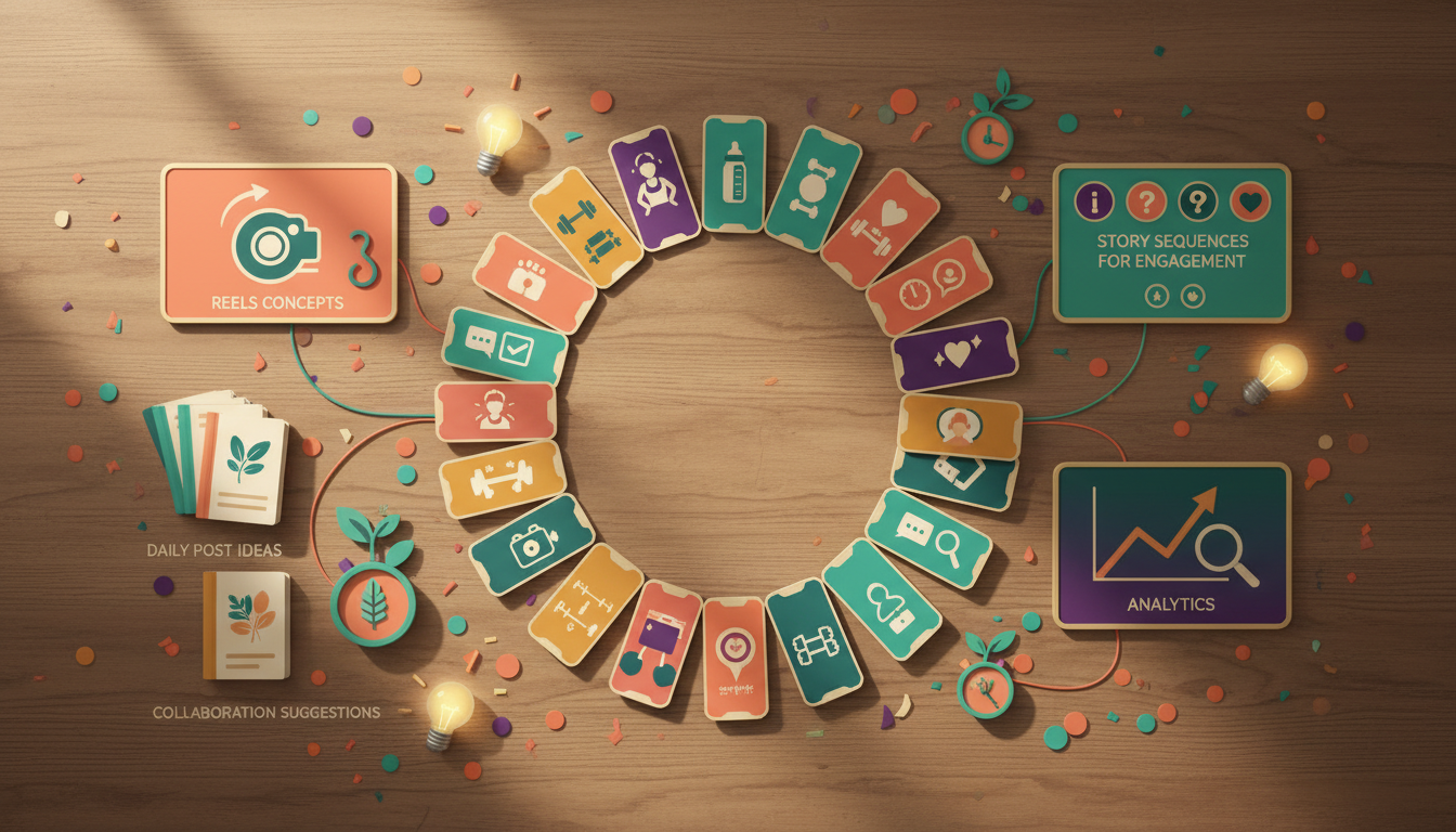 Instagram'ı 30 Günde Büyüt Challenge Planı! Prompt Görseli