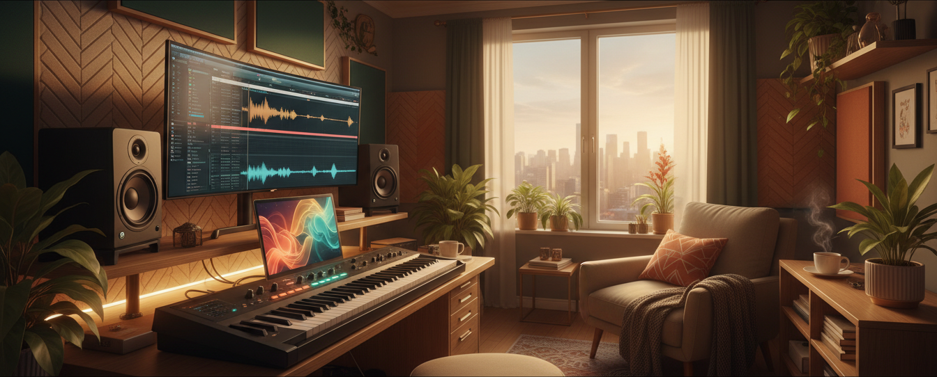 Vlog Arka Plan Müziğini Anında Üret! Prompt Görseli