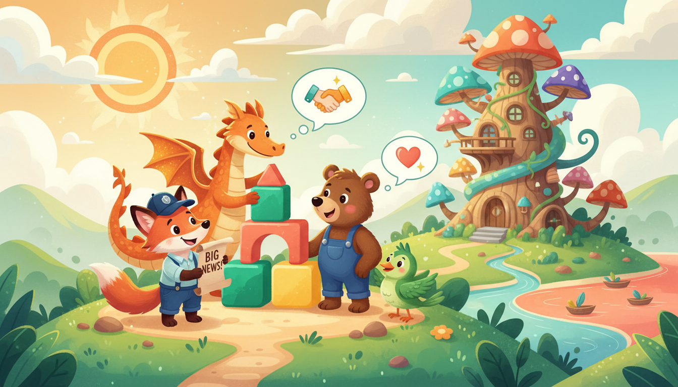 Gündem Haberini Çocuk Hikayesine Dönüştür! Prompt Görseli