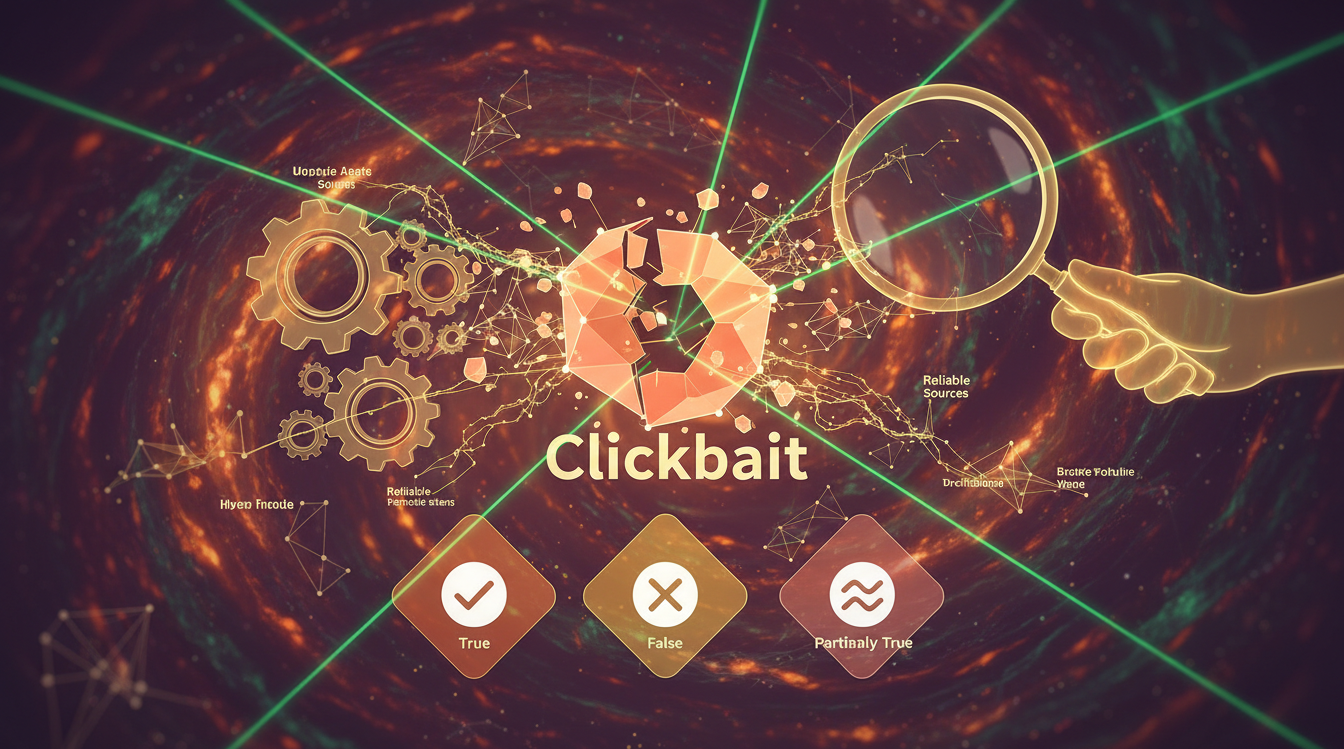 Clickbait Gündemi Gerçeğe Dönüştür! Prompt Görseli