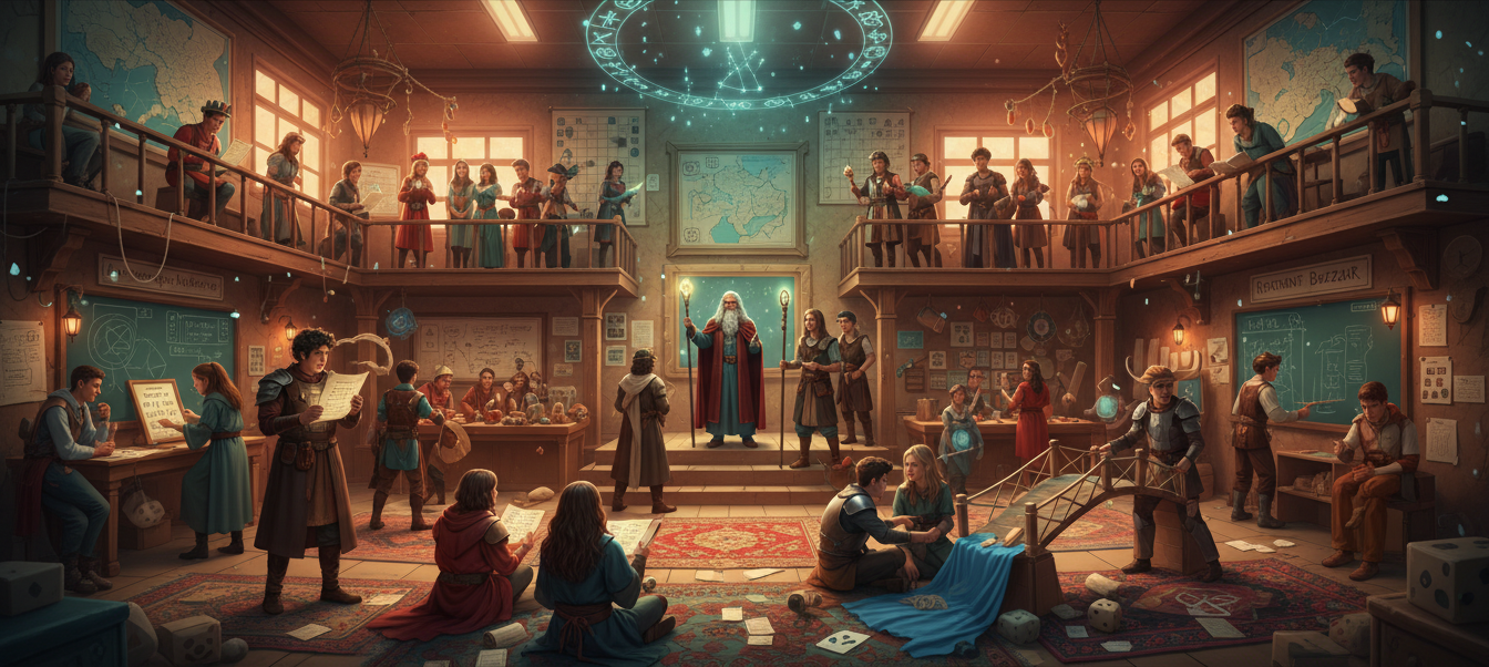 Dersini Epik Rol Oyunu Senaryosuna Çevir! Prompt Görseli