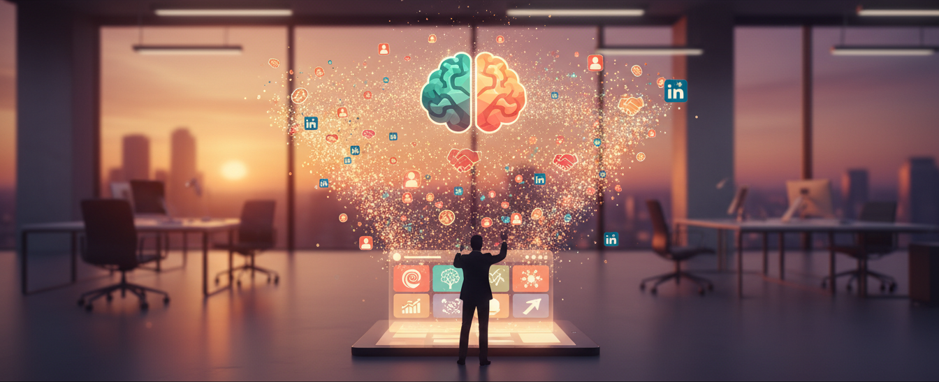 LinkedIn Post'unu Lead Fırtınası Yap! Prompt Görseli