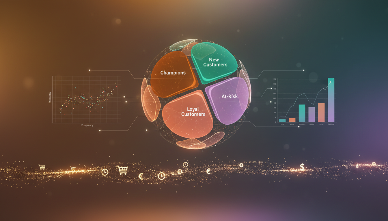 Müşteri Verilerini RFM ile Segmentle Fethet! Prompt Görseli