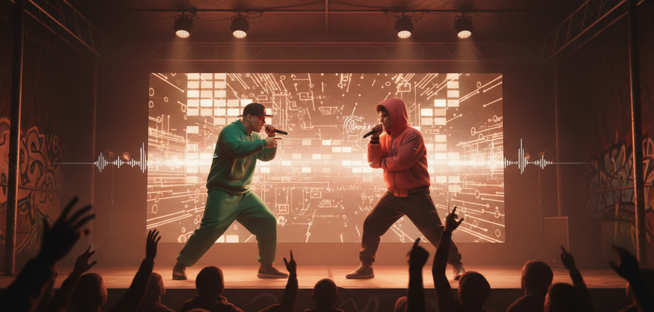 Debug Log'unu Vahşi Rap Battle'a Çevir! Prompt Görseli