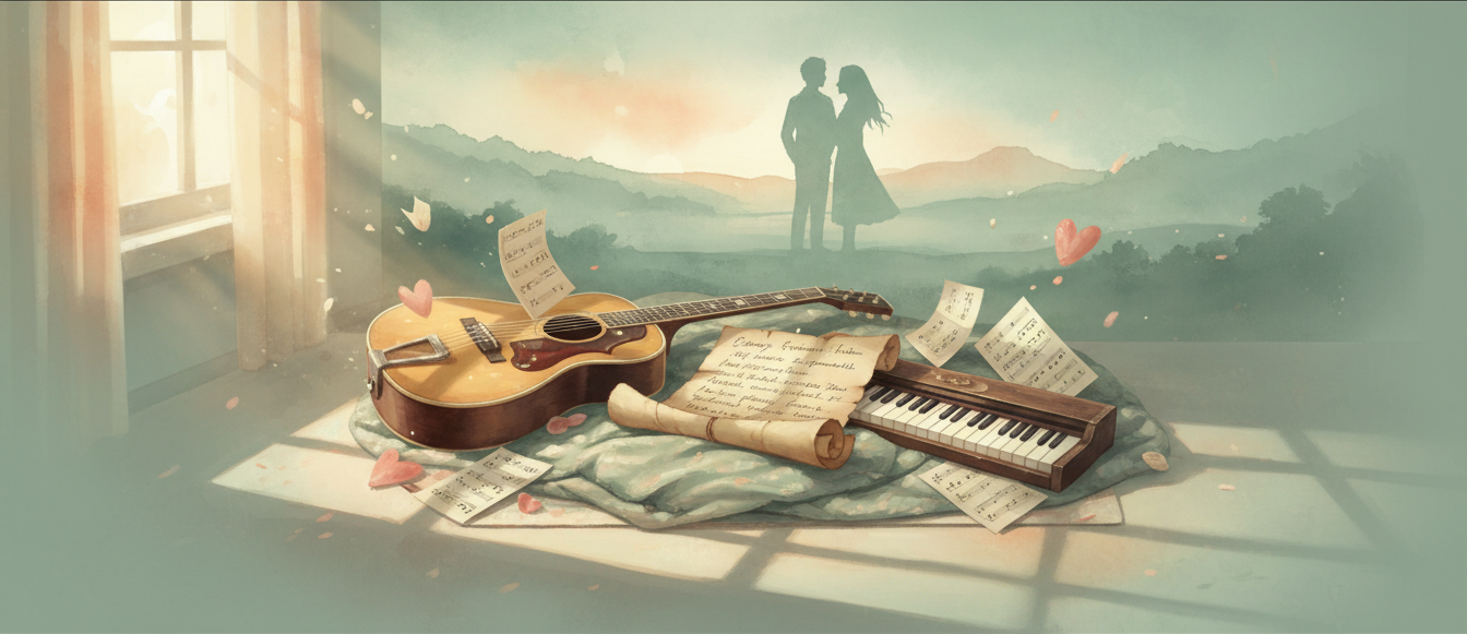 Aşk Mektubunu Romantik Ballad Prompt Görseli