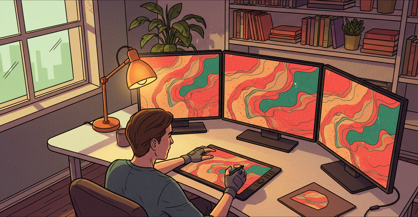 Sunum Slaytları İçin Arka Plan Görseli Tasarlama Prompt Görseli