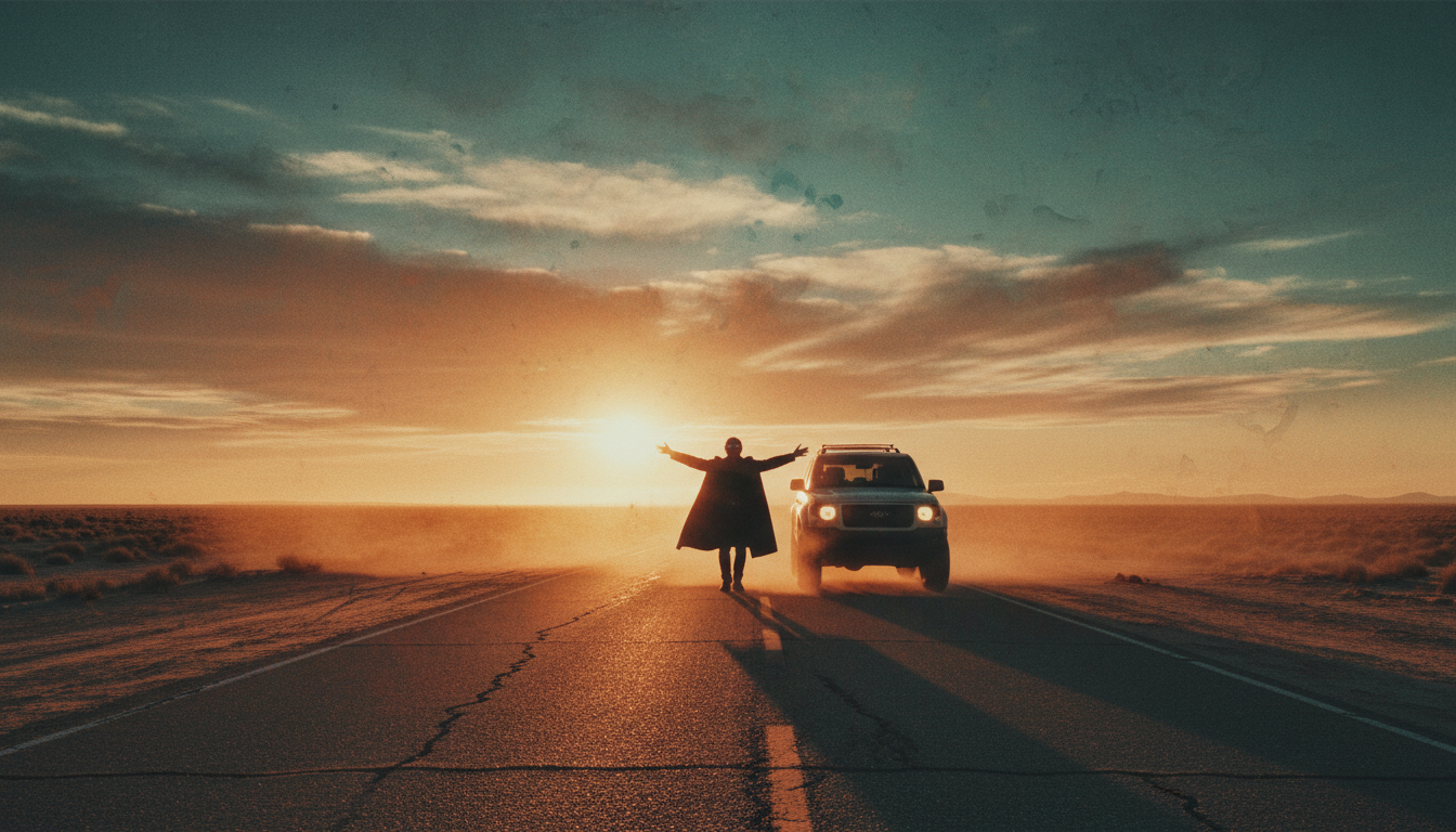 Sinematik Film Karesi Fotoğraf Dönüşümü Prompt Görseli