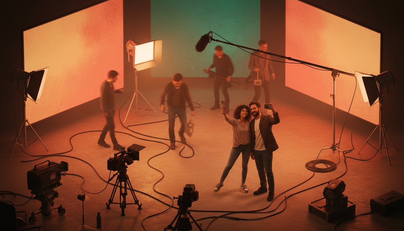 Avrupa Yakası Setinde Gerçekçi Selfie Üretimi Prompt Görseli