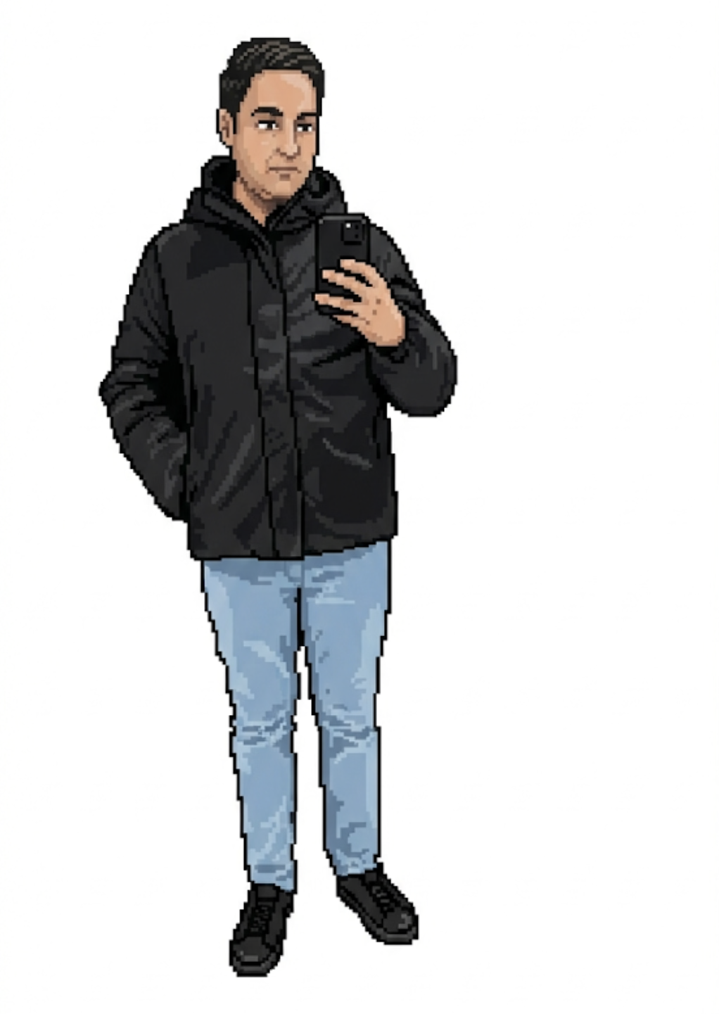 Pixel Kalitede Fotoğraf Oluşturma Prompt Görseli