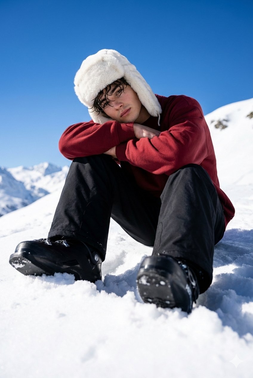 Karlar Arasında Görsel Oluşturma Prompt Görseli