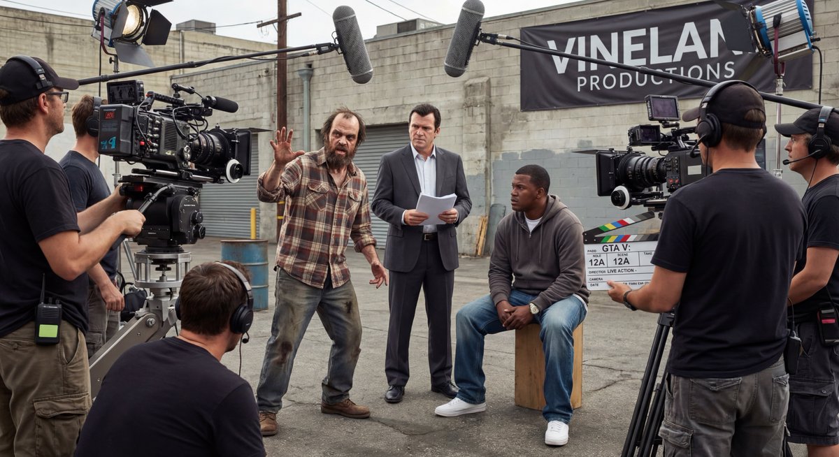 Canlı Aksiyon Video Oyunu Yapım Süreci Prompt Görseli