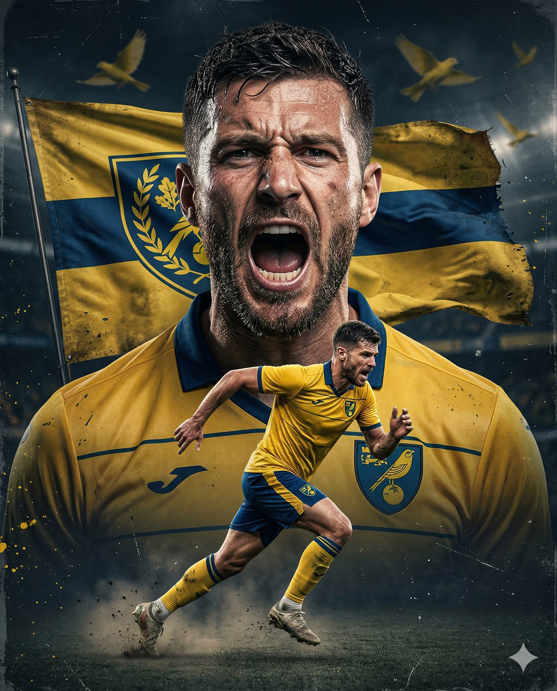 Fenerbahçe Futbol Posteri Tasarımı Prompt Görseli