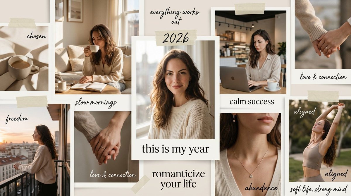 2026 İdeal Yaşam Vizyon Panosu Prompt Görseli