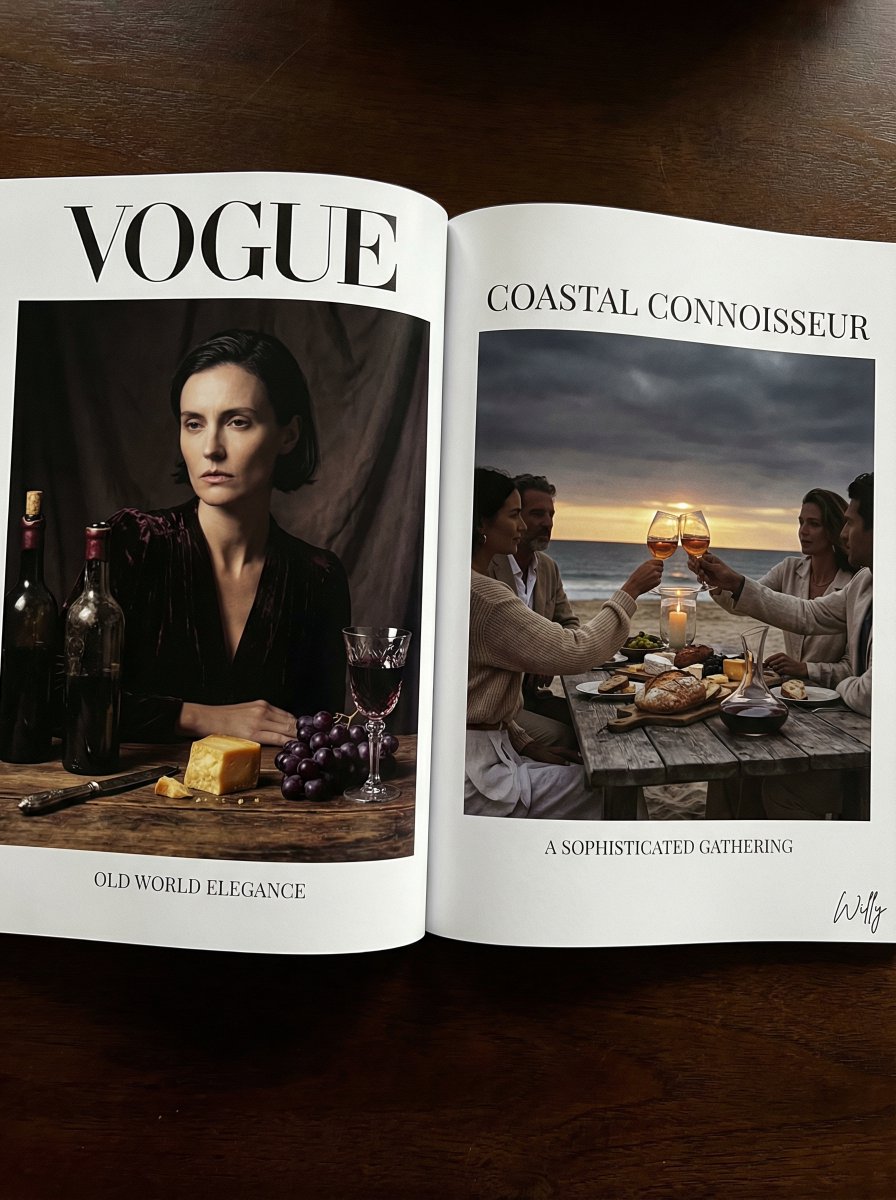 Vogue Şık Moda Dergisi Tasarımı Prompt Görseli