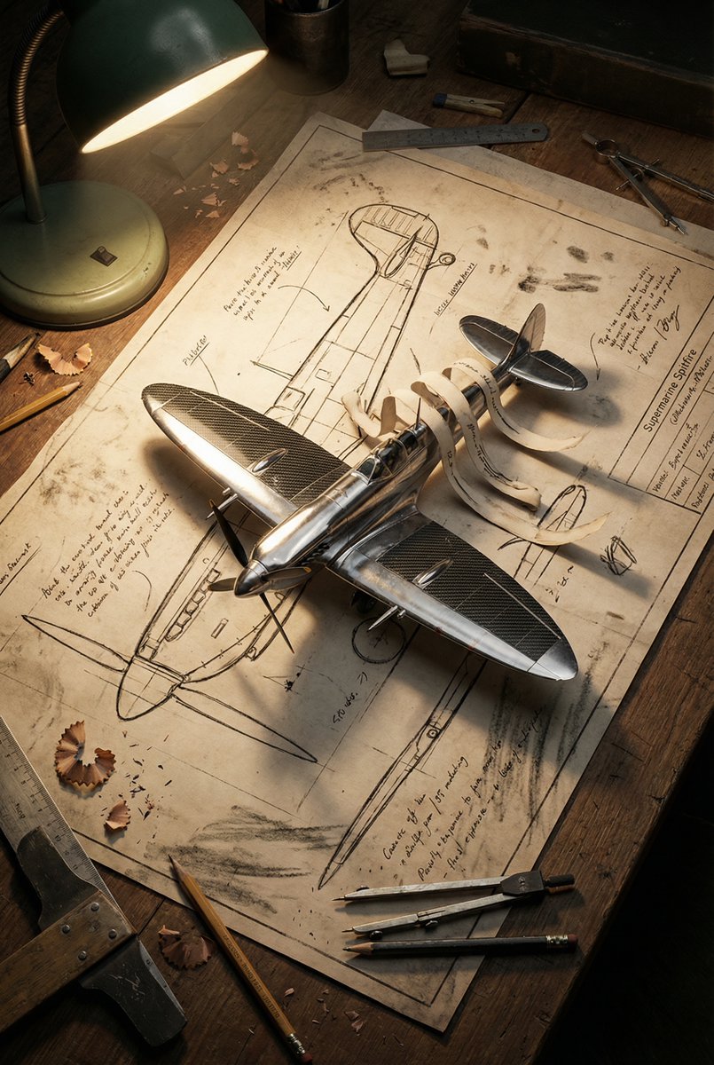 Eski Nostaljik Çizim 3D Modeli Prompt Görseli