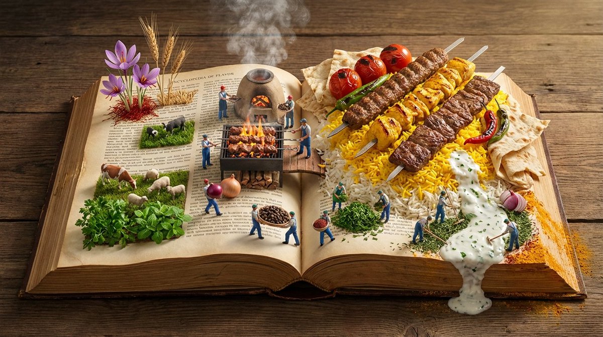 Lezzet Ansiklopedisi - Mutfak Manzarası Prompt Görseli