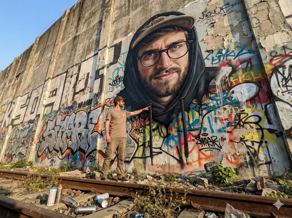 Sokak Sanatı ve Kimlik İlişkisi Prompt Görseli