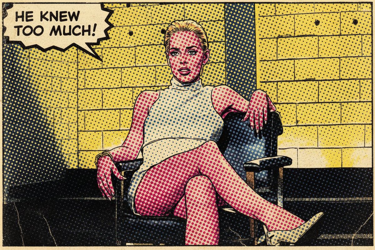 Pop Art Romantik Çizgi Roman İllüstrasyonu Prompt Görseli