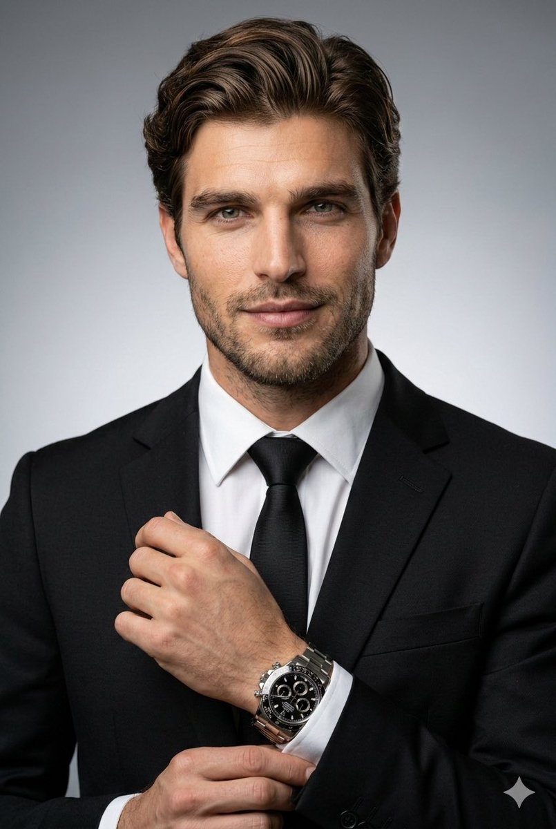 Kurumsal Erkek Portre Fotoğrafı - Gemini Yapay Zeka Görseli