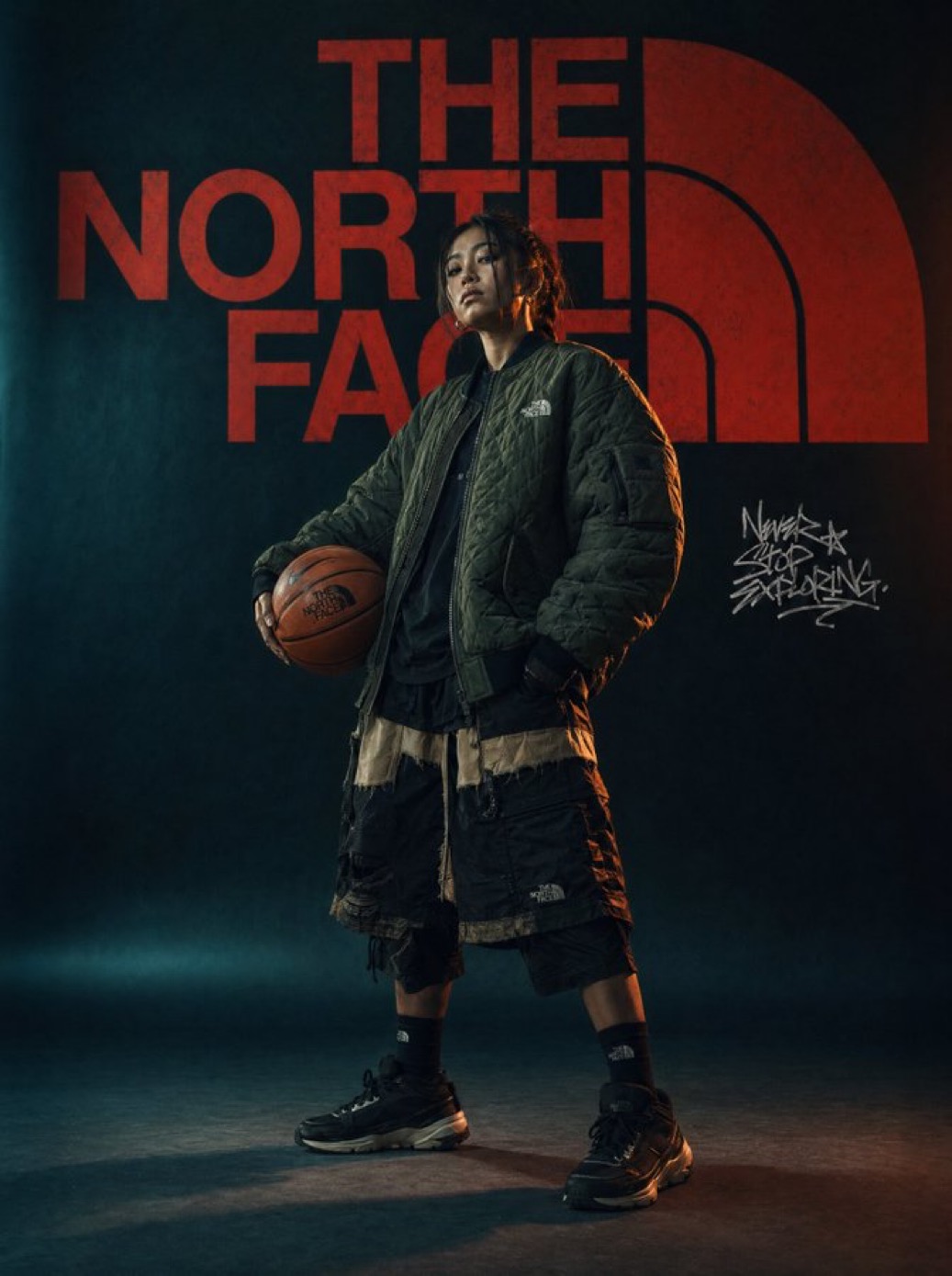 The North Face Marka Konsept Poster Tasarımı - ChatGPT Yapay Zeka Görseli