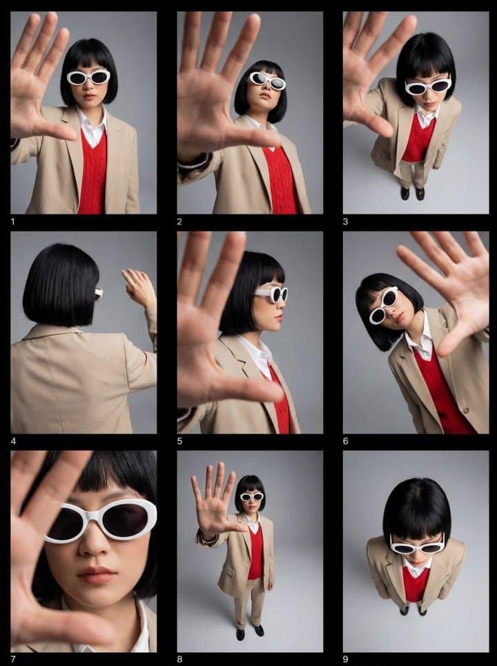 Modern Bob Saçlı Kadın Moda Çizelgesi - Gemini Yapay Zeka Görseli