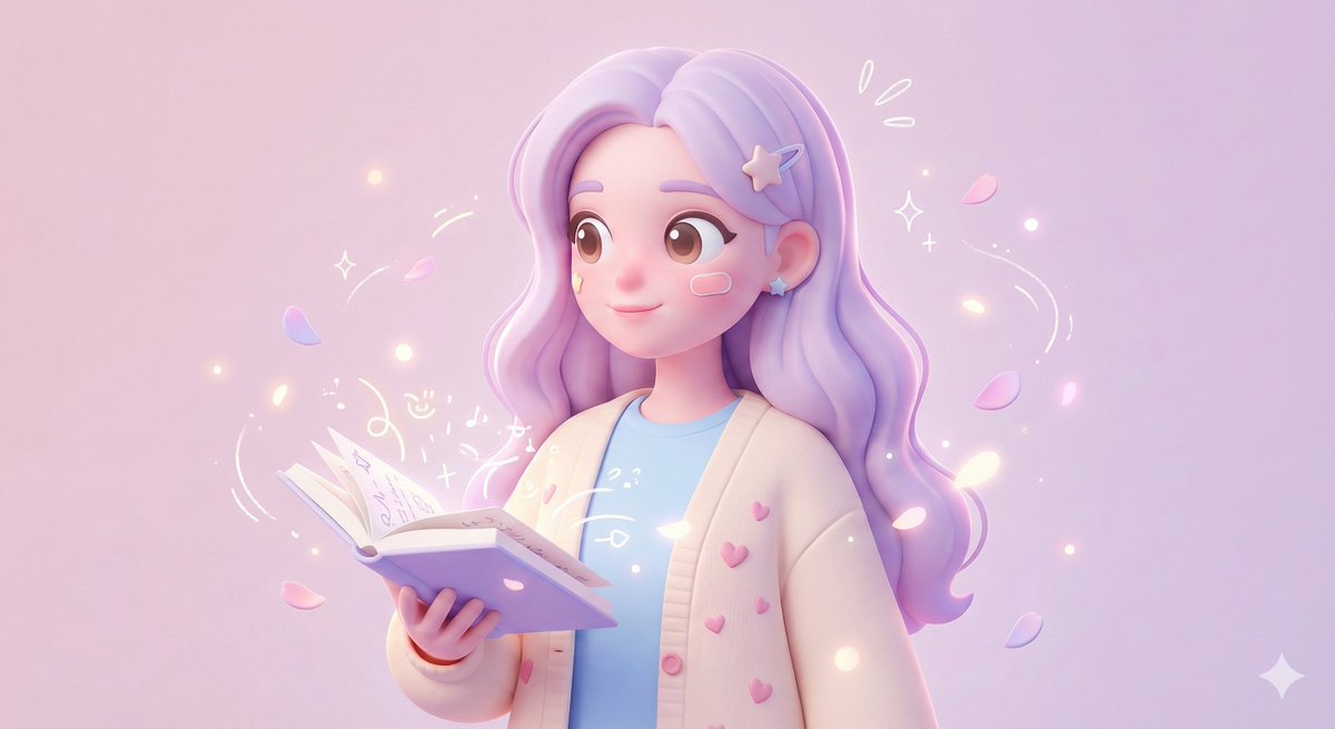Pastel Tarzı 3D Karakter Portresi - Gemini Yapay Zeka Görseli