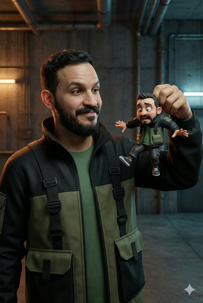 Gerçek Portre ve Karikatür Miniği - Gemini Yapay Zeka Görseli